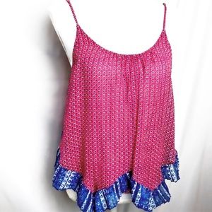 ABERCROMBIE Semi Sheer Tank, Sz M